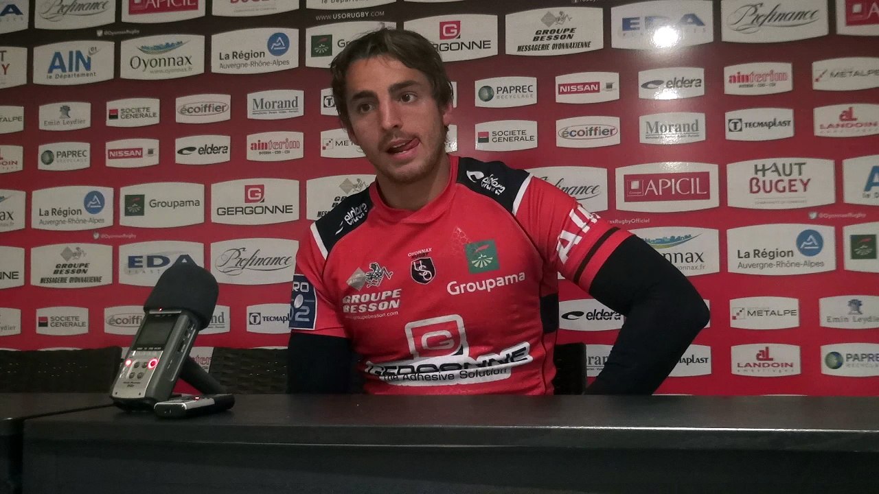Rugby Pro D2 - Jérémy Gondrand après Oyonnax - Aurillac
