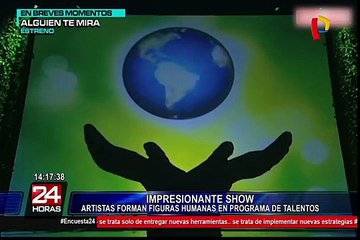 Japoneses deslumbran con teatro de sombras en programa de talentos