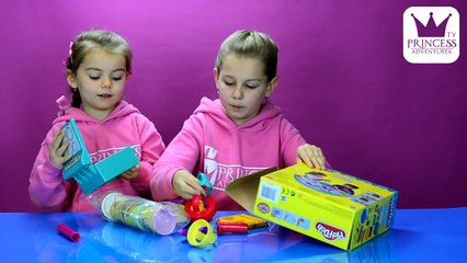 Play doh adventures Ewa and Sonia make cookies