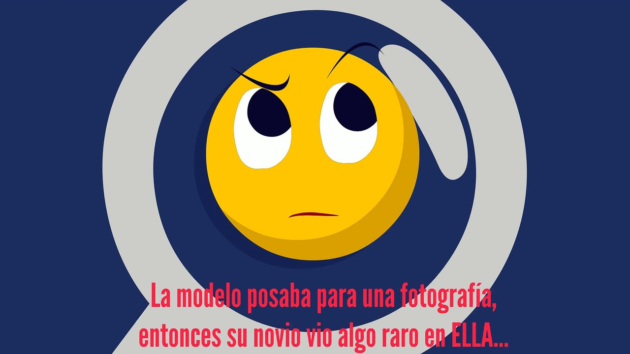 La modelo posaba para una fotografía