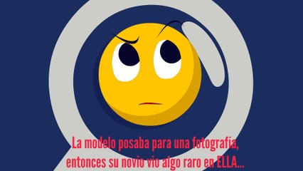 La modelo posaba para una fotografía