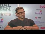 Aamir Khan at the Global Citizen Education and Ledearship Foundation Press Conference