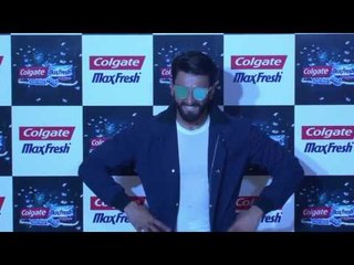 Energetic Ranveer Singh at Colgate Max Fresh Power Freeze Event
