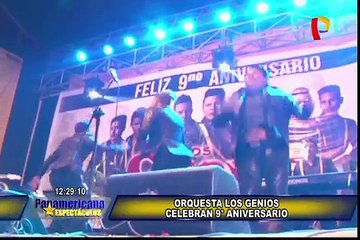 “Los Genios”: orquesta de cumbia peruana celebra su noveno aniversario