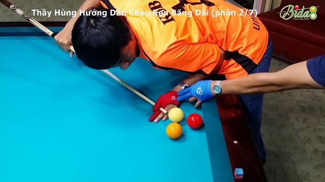 [bida8.vn] Thầy Hùng hướng dẫn chèo Ken (The American Billiard) băng dài (phần 2/7)