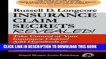 [PDF] Insurance Claim Secrets Revealed!: Take Control of Your Insurance Claims! Add Hundreds More