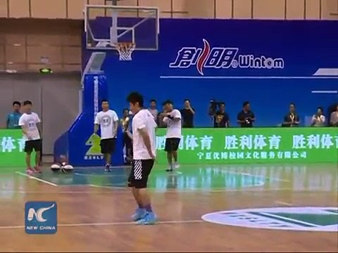 Young Boys Show Impressive Freestyle Basketball Tricks