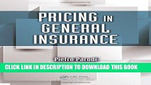 [PDF] Pricing in General Insurance Popular Collection