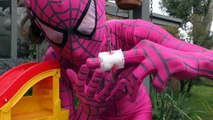 Spiderman and Spidergirl Compilation w Joker Venom GOOD DINOSAUR Fun Superheroes  HD MV 3