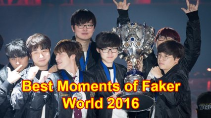 Best moments of "Demon King" Faker at World Championship 2016