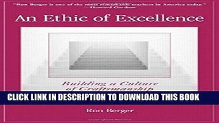 [FREE] EBOOK An Ethic of Excellence: Building a Culture of Craftsmanship with Students BEST