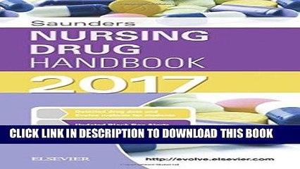 [PDF] Saunders Nursing Drug Handbook 2017 Popular Online