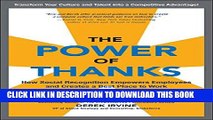 Ebook The Power of Thanks: How Social Recognition Empowers Employees and Creates a Best Place to