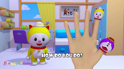 Télécharger la video: Doraemon 3D Finger Family | Nursery Rhymes | 3D Animation In HD From Binggo Channel