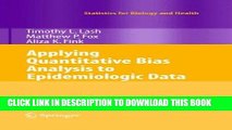 [PDF] Applying Quantitative Bias Analysis to Epidemiologic Data Full Collection
