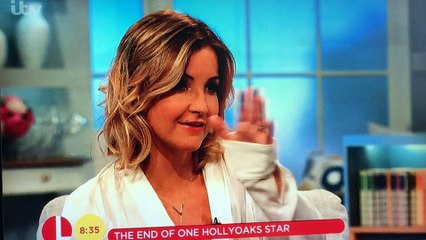 1 hollyoaks star to meet their end ? Lorraine 2016 no copyright all rights belong to itv