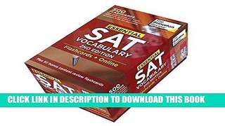[New] Ebook Essential SAT Vocabulary, 2nd Edition: Flashcards + Online: 500 Essential Vocabulary