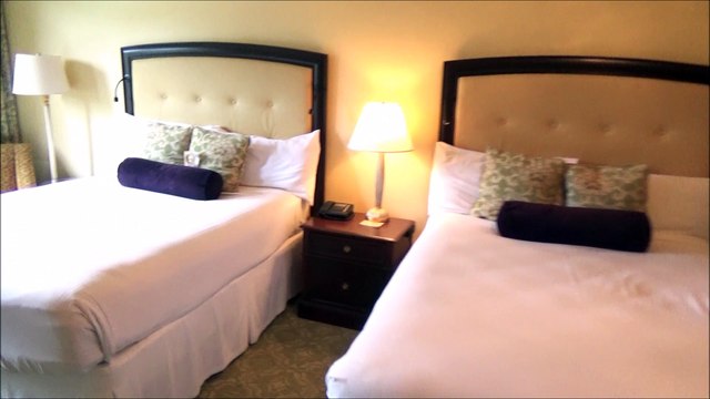 Omni Shoreham Room Pool View Guests Enjoying Hot Tub