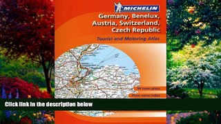 Books to Read  Germany/Benelux/Austria/ SWI/CZE Atlas (Atlas (Michelin))  Best Seller Books Best