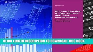 Best Seller An Introduction to Derivatives and Risk Management Free Read