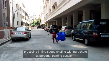 in-line skating practice