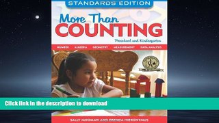 FAVORITE BOOK  More Than Counting: Math Activities for Preschool and Kindergarten, Standards