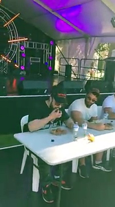 DAY 1 of the loukoumades eating competition