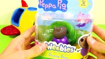 Peppa Pig Weebles Rockin Rocket Spaceship Play Doh Peppa Astronaut Danny Dog Muddy Puddles Toys