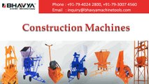 Construction Machinery - Concrete Mixer & Hydraulic Type Mixer