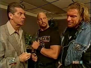 Austin,Triple H & Mr.Mcmahon backstage Segment