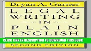[FREE] EBOOK Legal Writing in Plain English, Second Edition: A Text with Exercises (Chicago Guides