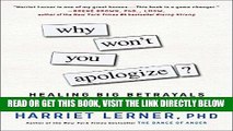 [EBOOK] DOWNLOAD Why Won t You Apologize?: Healing Big Betrayals and Everyday Hurts GET NOW