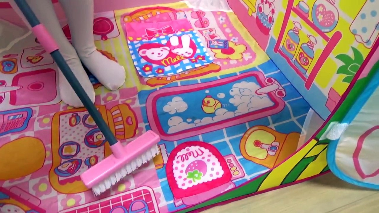 Cleaning Mell-chan Doll House   Hetty Cleaning Trolley