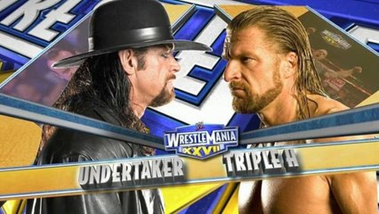 WWE WrestleMania XXVII - The Undertaker vs Triple H