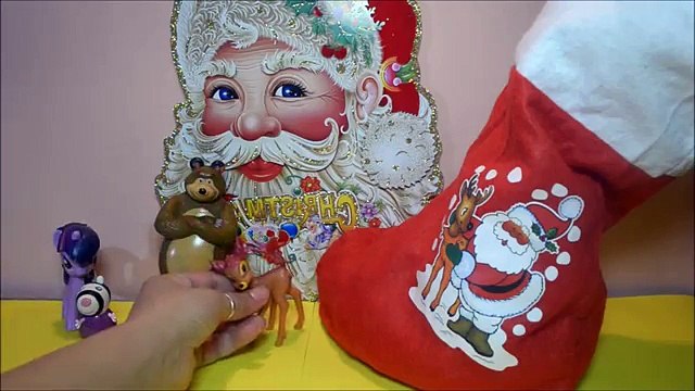 Christmas sock with surprices - Mahsa and the bear Peppa Pig Bambi My little pony Tom and Jerry