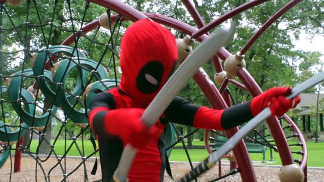 BTS Bloopers Little Heroes Kid Deadpool Vs Supergirl Superhero Battle Super Hero Kids BTS 3