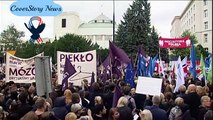 Thousands protest proposed total abortion ban in Poland