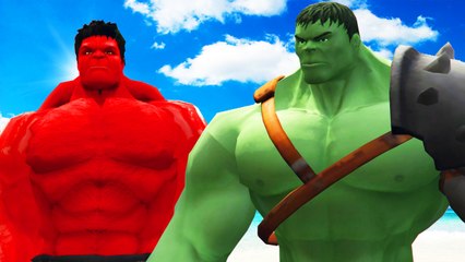 GLADIATOR HULK VS RED HULK - EPIC SUPERHEROES BATTLE