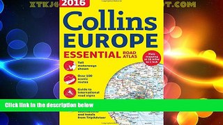 Big Deals  2016 Collins Essential Road Atlas Europe  Full Read Most Wanted