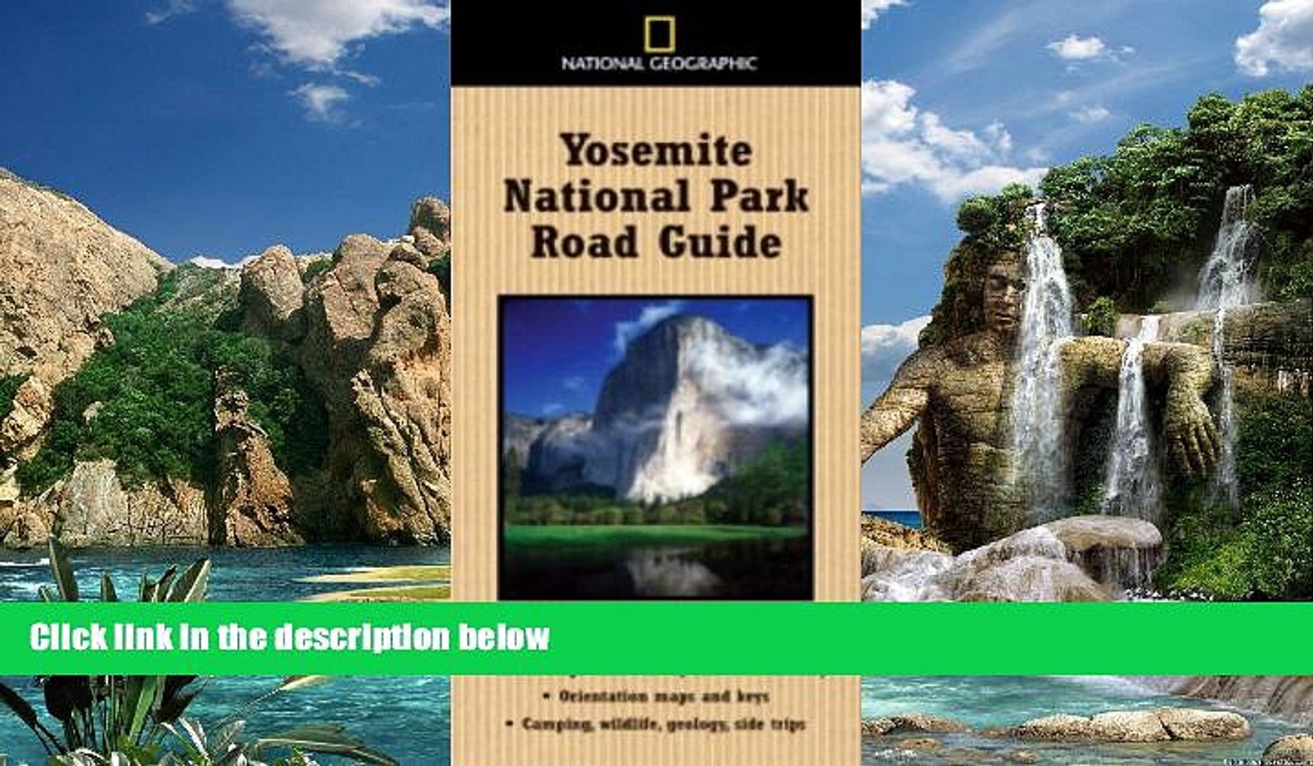 ⁣Big Deals  National Geographic Yosemite National Park Road Guide (National Geographic Road
