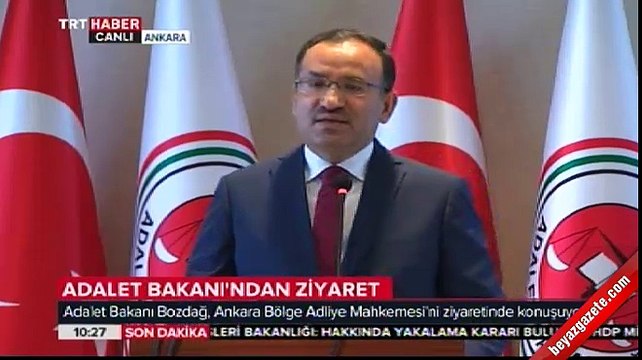 Adalet Bakanı Bozdağ: Bozdağ: Polis ve sivil şehitlerimiz var