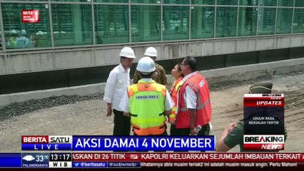 Presiden Tinjau Proyek Kereta Bandara