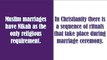 Difference between Muslim and Christian Marriages - Muslim VS  Christian Marriages