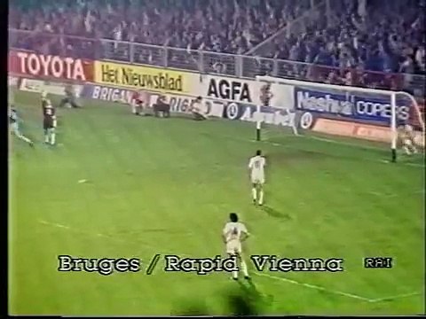 01.10.1986 - 1986-1987 UEFA Cup Winners' Cup 1st Round 2nd Leg Club Brugge 3-3 Rapid Wien