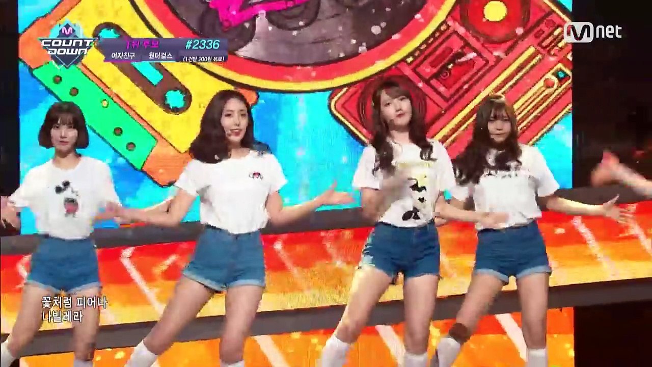 [GFRIEND - NAVILLERA] KPOP TV Show _ M COUNTDOWN 160728 EP.485-WKI2d0BWdQg
