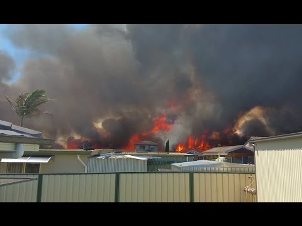Family Faces Oncoming Bushfire as It Nears Home in Sydney's West