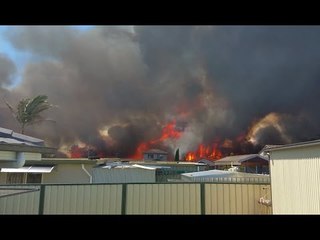 Family Faces Oncoming Bushfire as It Nears Home in Sydney's West