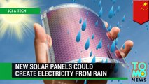 Future green technology - new solar panels could generate electricity from raindrops - TomoNews-6K2smAj8cFU