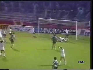 30.09.1987 - 1987-1988 UEFA Cup 1st Round 2nd Leg FC Swarovski Tirol Innsbruck 4-2 Sporting Lisbon