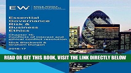 [Free Read] Essential Governance, Risk   Business Ethics - Chapter 15: Conflicts of interest and